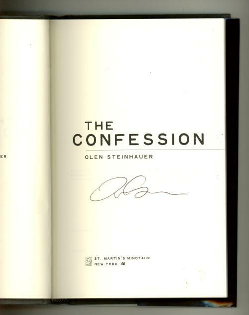 The Confession by Olen Steinhauer (First Edition) Signed