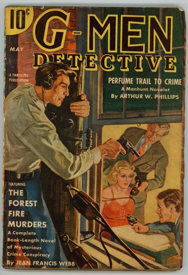 G-Men May 1940 Wild GGA Cover - Pulp