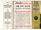 The Firm Hand by Harold Bindloss (First Edition) Hubin listed Mystery