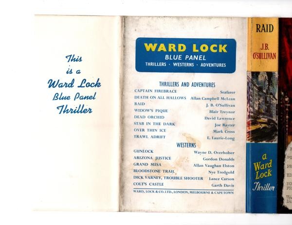 Raid by J. B. O'Sullivan (First Edition) Hubin Listed, Ward File Copy