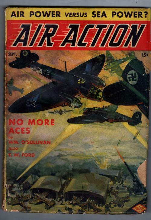 Air Action Sep 1940 Pulp T.W. Ford "Double for Baron Death"