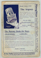 Argosy Sep 1895 SCARCE Pulp; photo cover