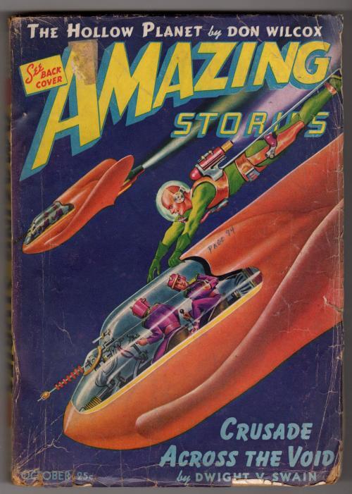 Amazing Stories" October 1942 J. Allen St. John Art - Pulp