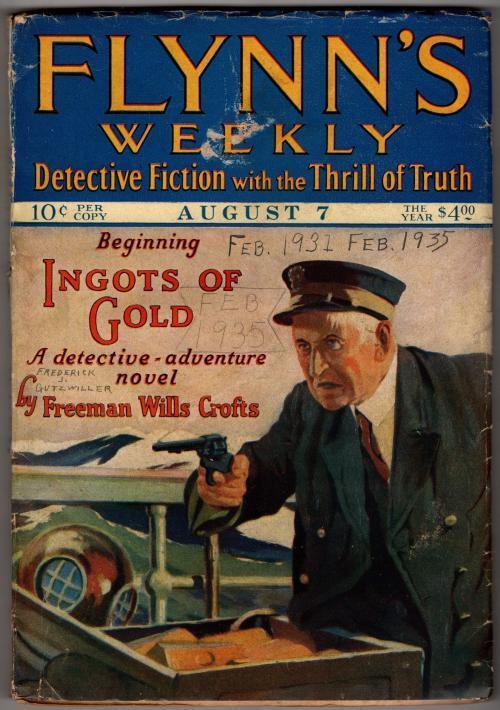 Flynn's Aug 07 1926 Mary Roberts Rineheart; Freeman Wills Crofts - Pulp