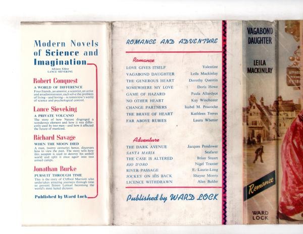 Vagabond Daughter by Leila Mackinlay (First Edition) Ward File Copy