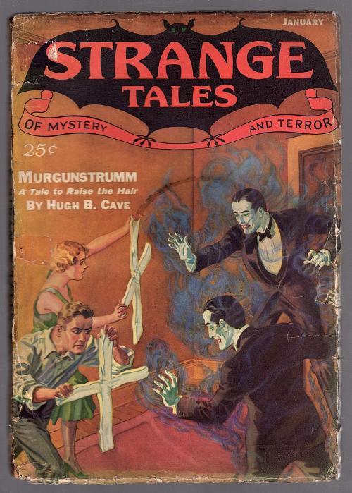 Strange Tales Jan 1933 Robert E. Howard, Hugh Cave, Last Issue - Pulp