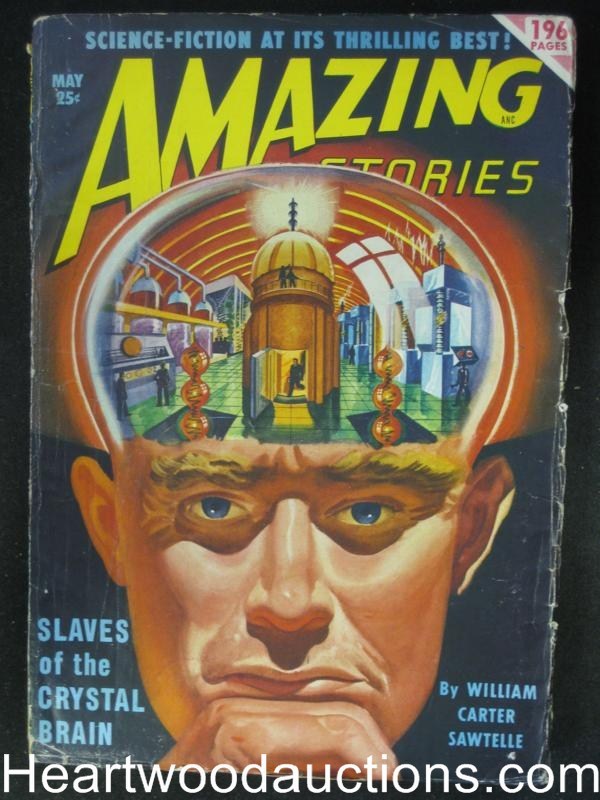 "Amazing Stories" May 1950 Robert Bloch