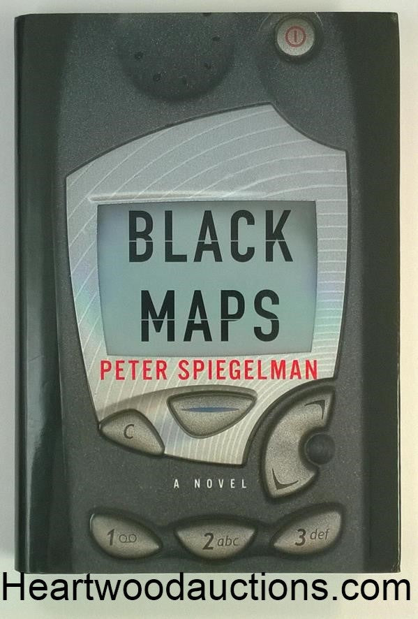 BLACK MAPS by Peter Spiegelman SIGNED FIRST 2004 Shamus Award for Best First P. 
