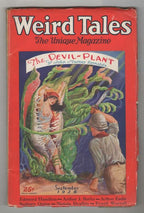 Weird Tales Sep 1928 C.C. Senf Cvr; CA Smith; Quinn; Derleth; Burks; David Ke...