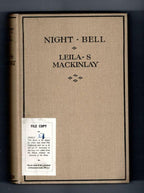 Night Bell by Leila S. Mackinlay (First Edition) Ward File Copy