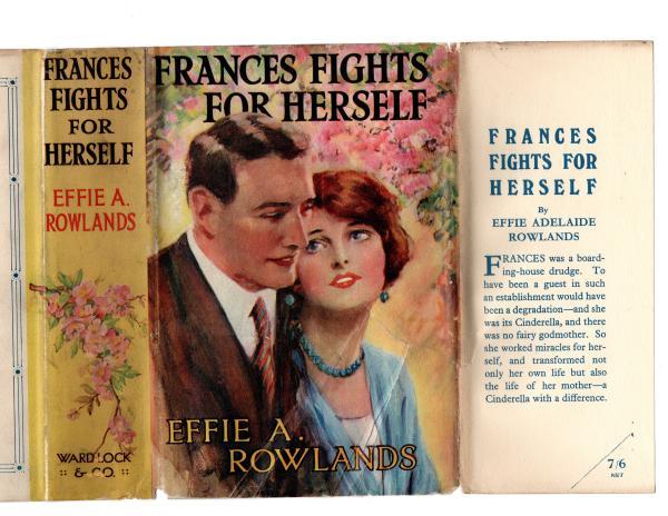 Frances Fights for Herself by Effie A. Rowlands (First Edition) Rare DJ Publi...