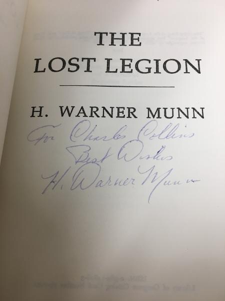 The Lost Legion by H. Warner Munn (First Edition) Signed