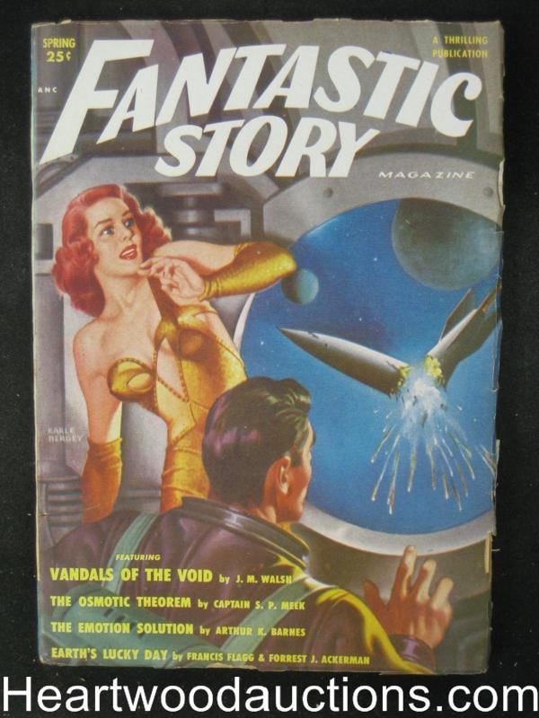 "Fantastic Story" Spring 1951  Bergey GGA , Forry Ackerman
