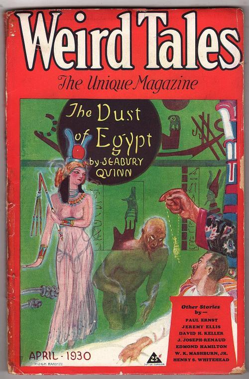 Weird Tales Apr 1930 Hugh Rankin Cvr; Quinn; Hamilton; - Pulp
