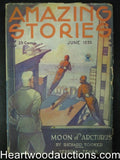 Amazing Stories Jun 1935 John Russell Fearn , Morey Cover - High Grade