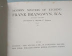 Modern Masters of Etching: Frank Brangwyn (Part One & Second Volume) 1932