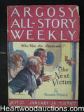 Argosy Jan 24 1925  Next Victim Cover, Madame Storey