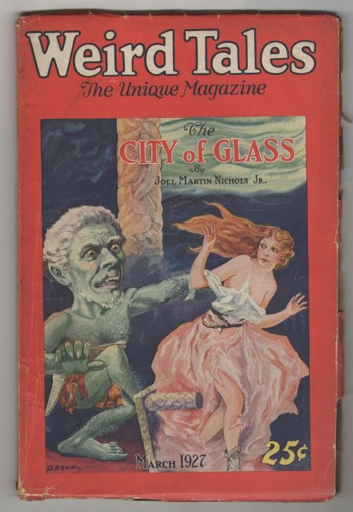 Weird Tales Mar 1927 HP Lovecraft "The White Ship"; Quinn; Hamilton