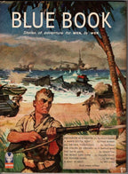 Blue Book Dec 1942 Stoops beach invason Cvr; H. Bedford-Jones; Nelson Bond