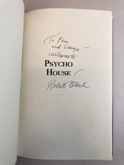 Psycho House by Robert Bloch - First Edition, Signed Presentation Copy