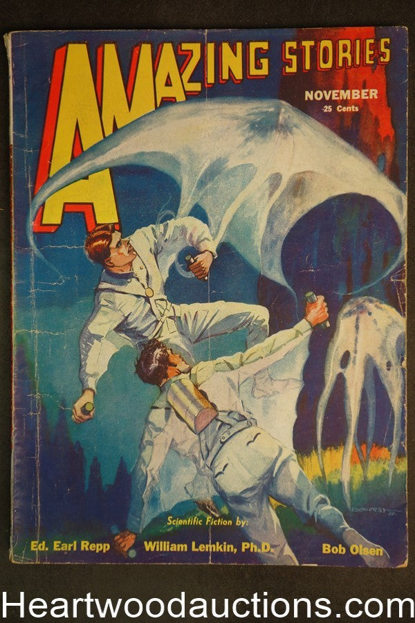Amazing Stories Nov 1932 Morey, Earl Repp