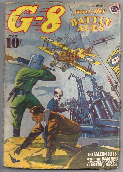 G-8 Battle Aces Dec 1939 Frederick Blakeslee Cvr; Robert J. Hogan; Greaseball...