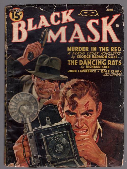 Black Mask Jun 1942 Rafael De Soto Cvr George Harmon Coxe - Pulp