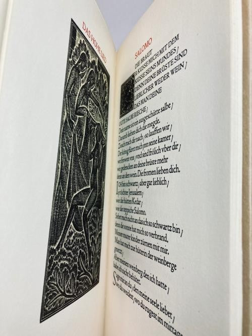 Das Hohe Lied Salomo / The Song of Solomon (Facsimile of  Cranach Presse 1931)