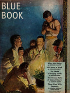 Blue Book Dec 1944 Stoops Cvr; H. Bedford-Jones; D.B. Chidsey; Achmed Abdullah