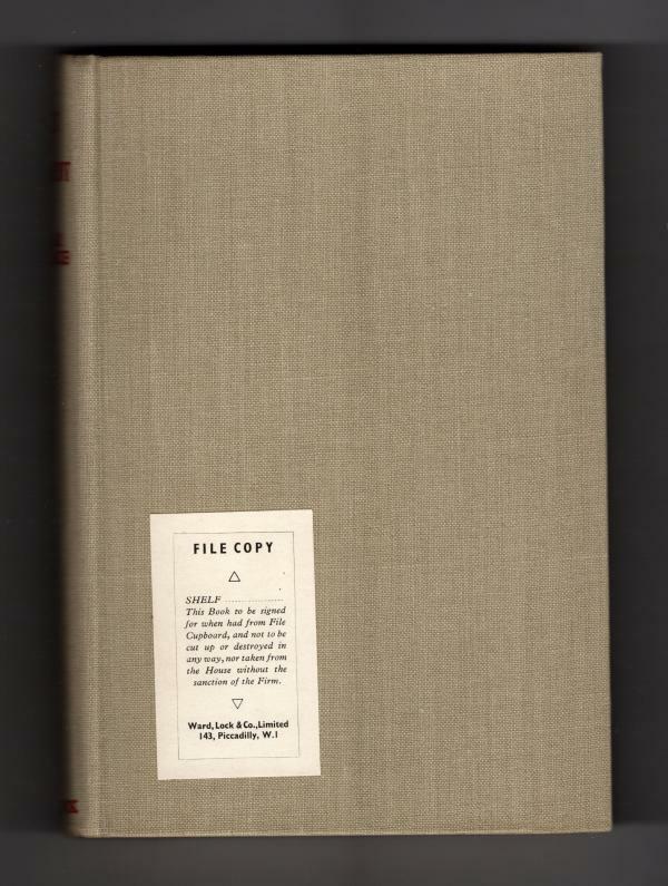 Jack O' Judgement by Edgar Wallace (Ward Lock File Copy)