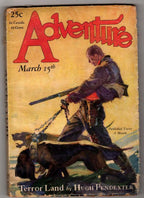 Adventure Mar 15 1928 Pulp Dominic Cammerota Cvr; Hugh Pendexter; Nicholson; ...
