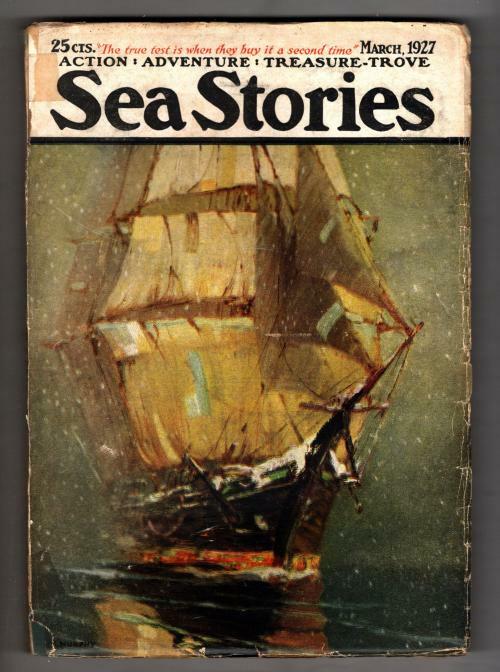 Sea Stories Mar 1927 Pulp Murphy Cvr; George Allan England "Cork."