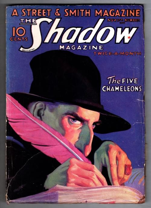 The Shadow Nov 1 1932 Maxwell Grant "The Five Chameleons"