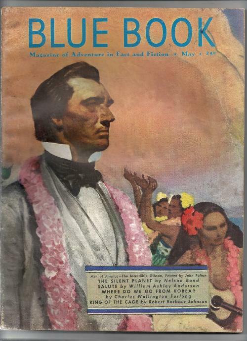 Blue Book May 1951 Fulton Cvr; Cheney; Nelson Bond SF story