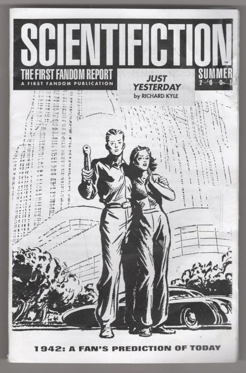 ScientiFiction 2001 Summer & Fall First Fandom Sci-fi Fanzine (1st) Korshak's