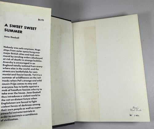 A Sweet Sweet Summer by Jane Gaskell (First U.S. Edition) Rare
