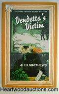 Vendetta's Victim by Alex Matthews SIGNED FIRST- High Grade