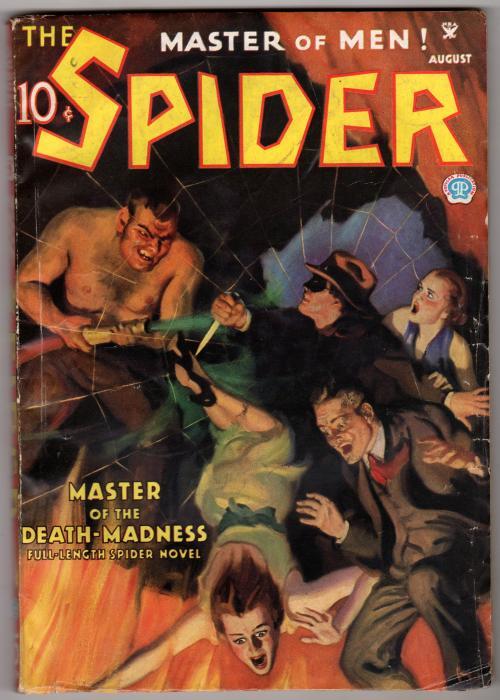 The Spider Aug 1935 John Newton Howitt Cvr, GGA Torture
