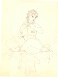 Roy G. Krenkel Original Art - (The Showoff)