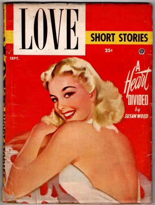 Love Short Stories Sep 1953 Pulp GGA Cvr