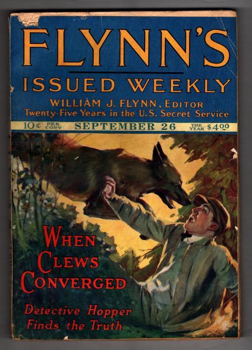 Flynn's Sep 26 1925 Wolf Attack Cvr; Anthony Wynne