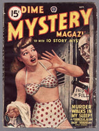 Dime Mystery  Sep 1947 Ray Bradbury, GGA Cvr - Pulp