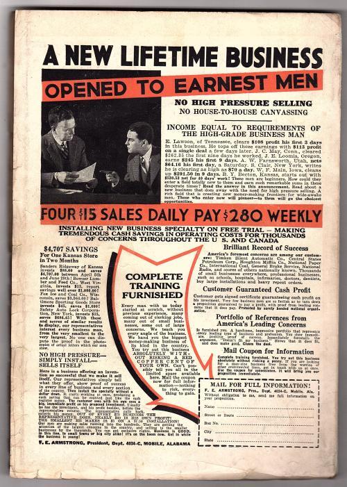 Great Detective Mar 1933 Dorothy Sayers, Sax Rohmer, Chesterton - Pulp