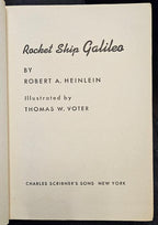 Rocket Ship Galileo by Robert A. Heinlein (First Edition)