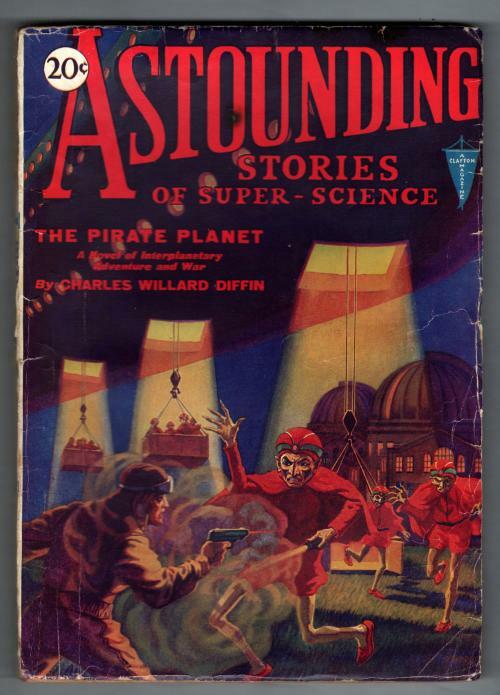 Astounding Nov 1930 Wesso Cvr; Ray Cummings; Victor Rosseau; Harl Vincent