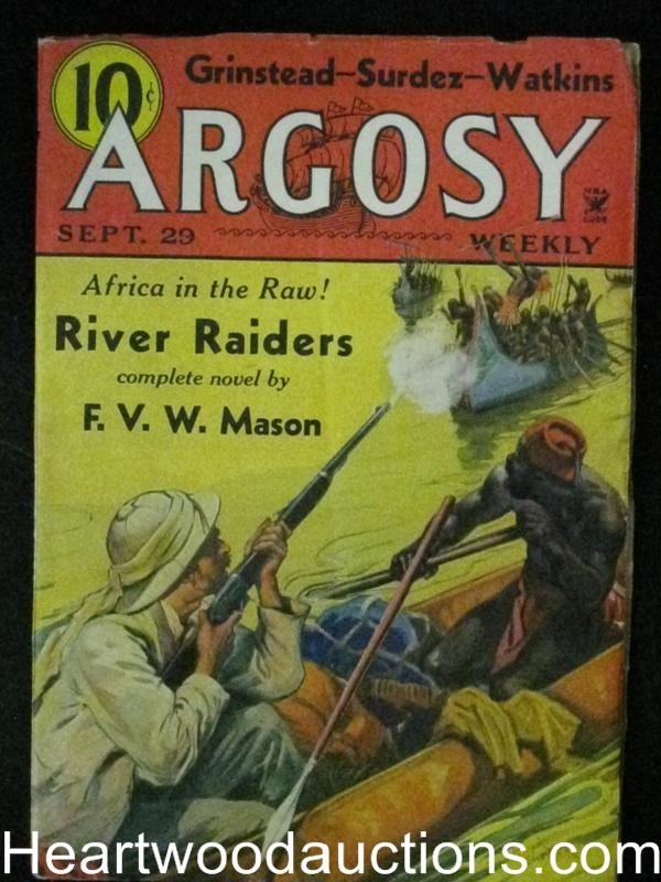 "Argosy" September 29 1934 A.Merritt, Jimmie Cordie - High Grade