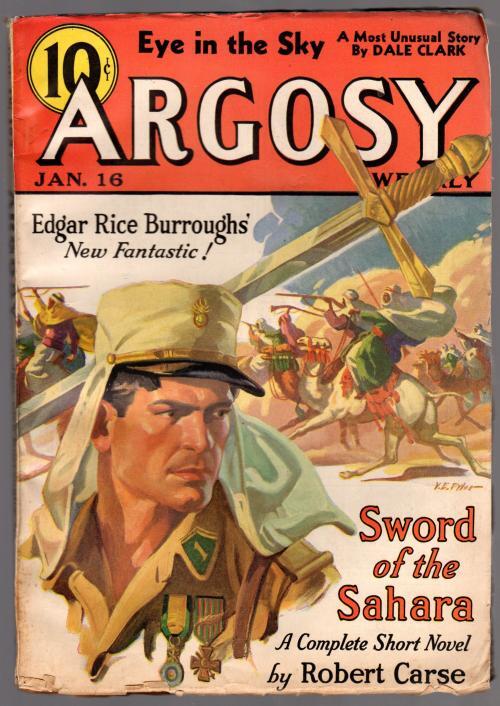 Argosy Jan 16 1937 Edgar Rice Burroughs - Seven Worlds to Conquer 2/6