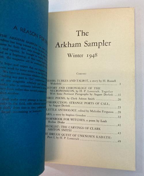 The Arkham Sampler 1948-1949 Complete (8 Volumes) First Edition