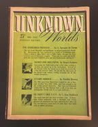 Unknown Worlds Feb 1942  L.Ron Hubbard, Fredric Brown, R. Bloch