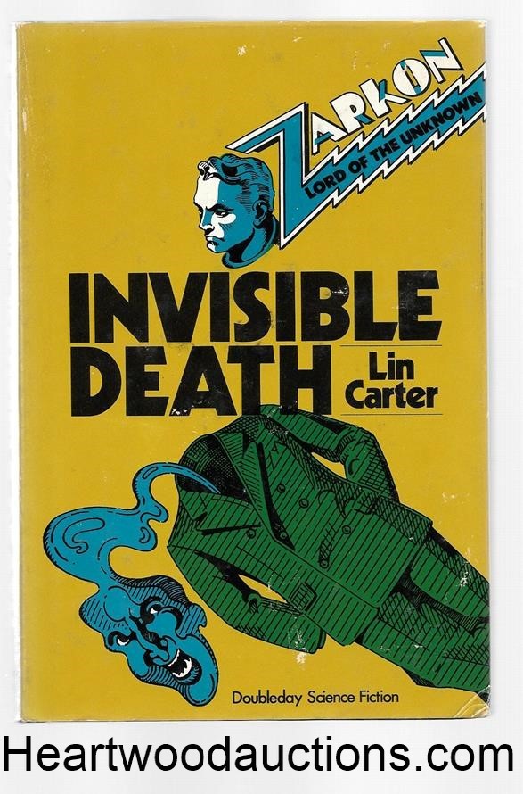 Zarkon: Lord of the Unknown in Invisible Death by Lin Carter FIRST